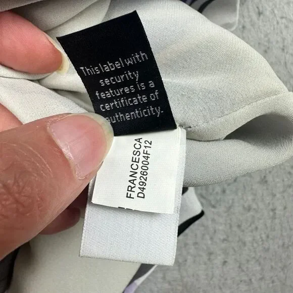 Diane Von Furstenberg 100% Silk Dress Long Sleeve Hi-Lo Floral Summer Dress Sz 6 - Picture 12 of 15